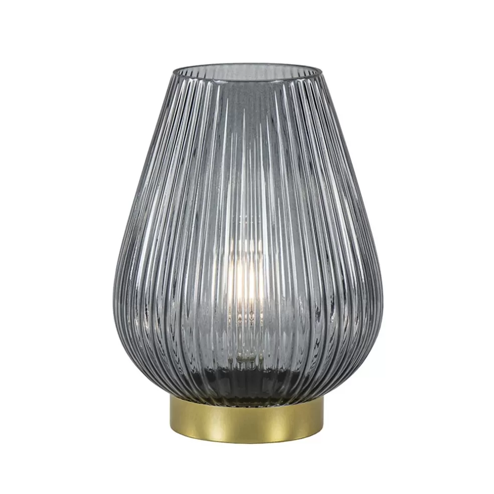 Flash Sale Straluma Tafellamp Tajera van Light and Living op batterij grijs/goud