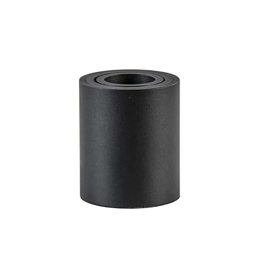 Outlet Straluma Tafelspot Rebel rond zwart gu10