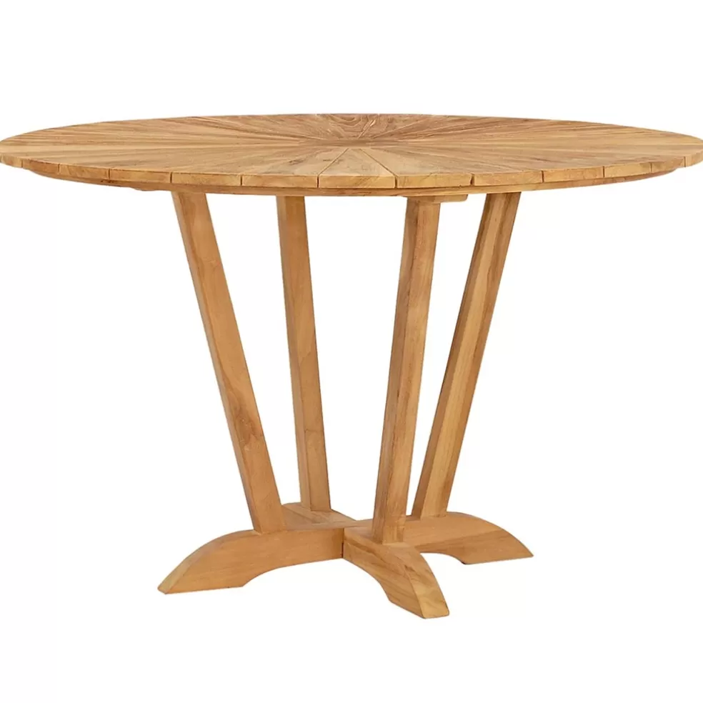 New Straluma Teak houten buitentafel rond 130 cm