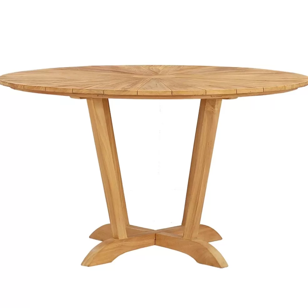 New Straluma Teak houten buitentafel rond 130 cm