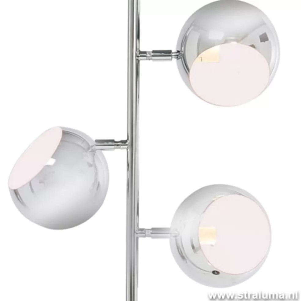 Store Straluma Verstelbare chromen staande lamp kamer