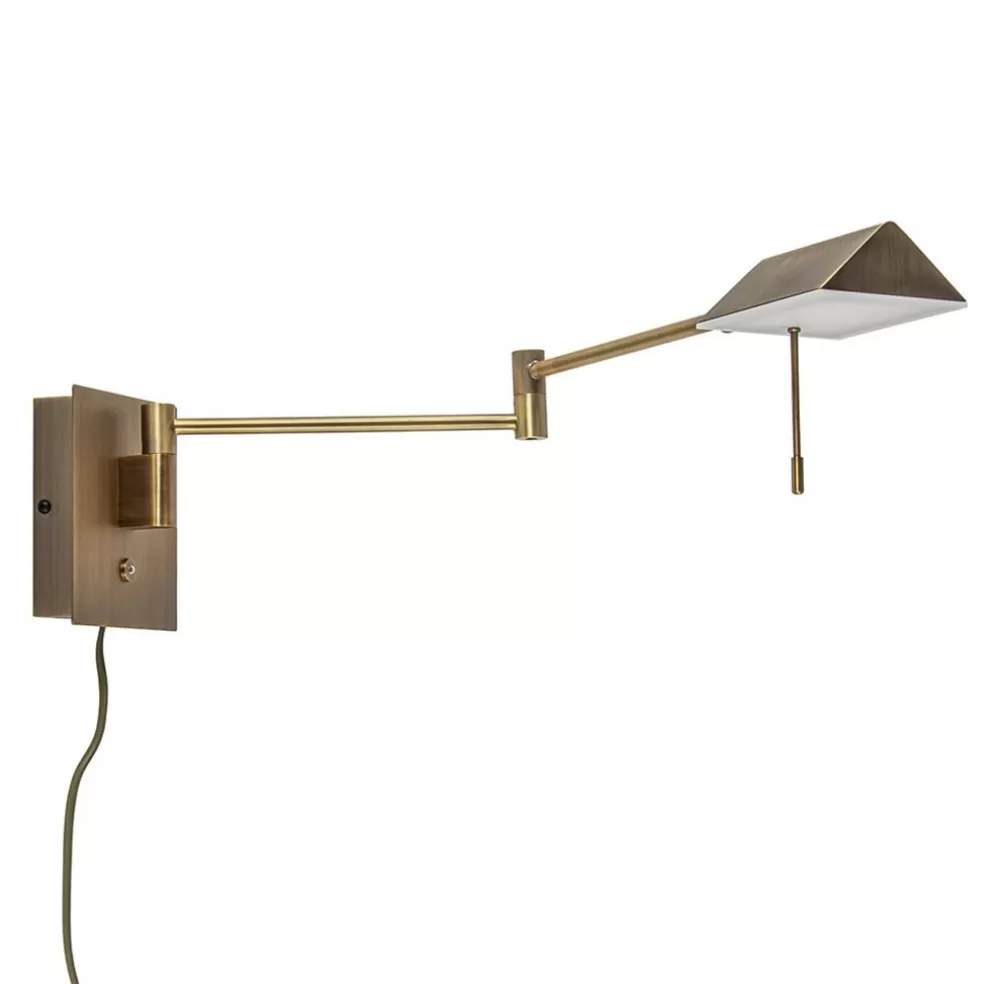 Fashion Straluma Verstelbare wandlamp brons inclusief LED dim to warm