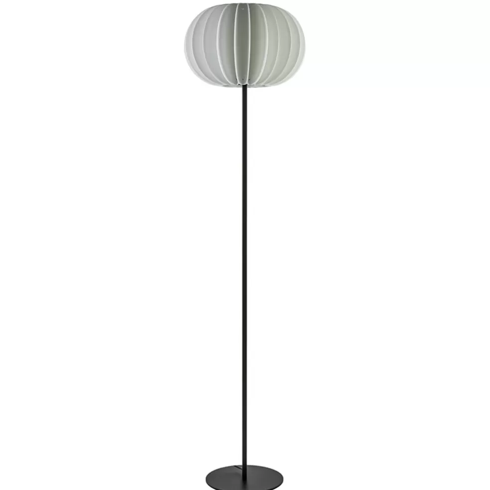 Discount Straluma Vloerlamp Arena zwart/kap wit