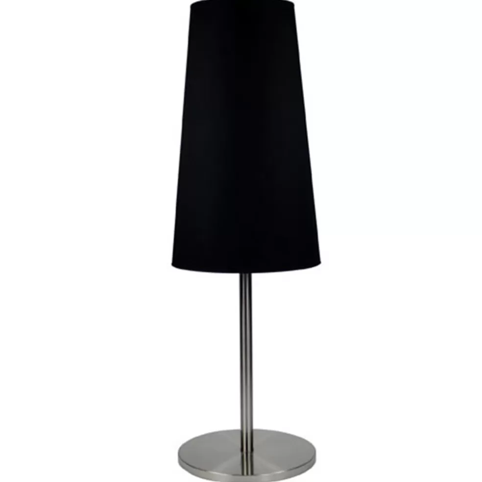 Flash Sale Straluma vloerlamp Big kap stof zwart woonkamer