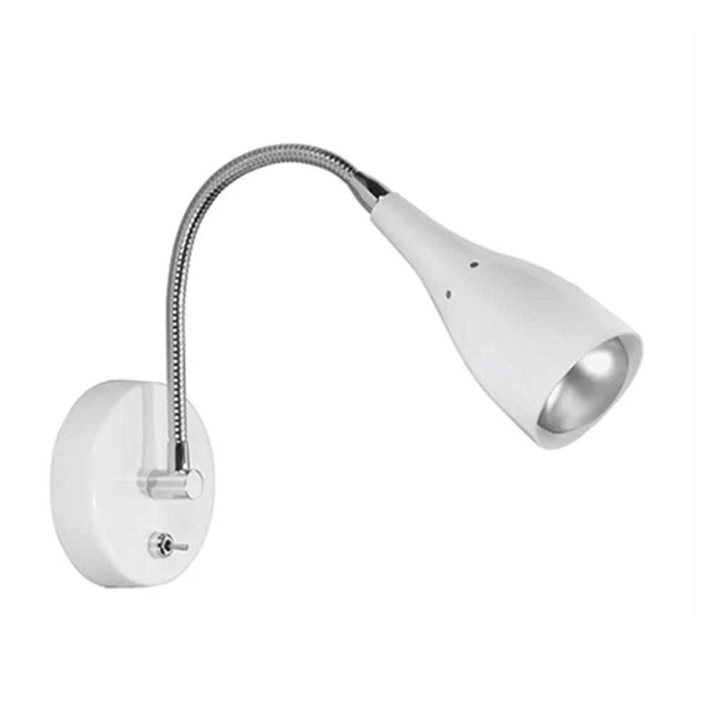 Fashion Straluma Wandlamp Elite verstelbaar nikkel wit