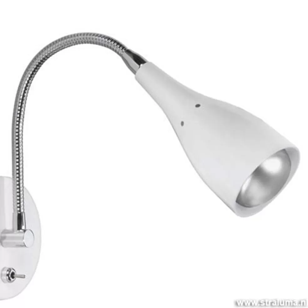 Fashion Straluma Wandlamp Elite verstelbaar nikkel wit