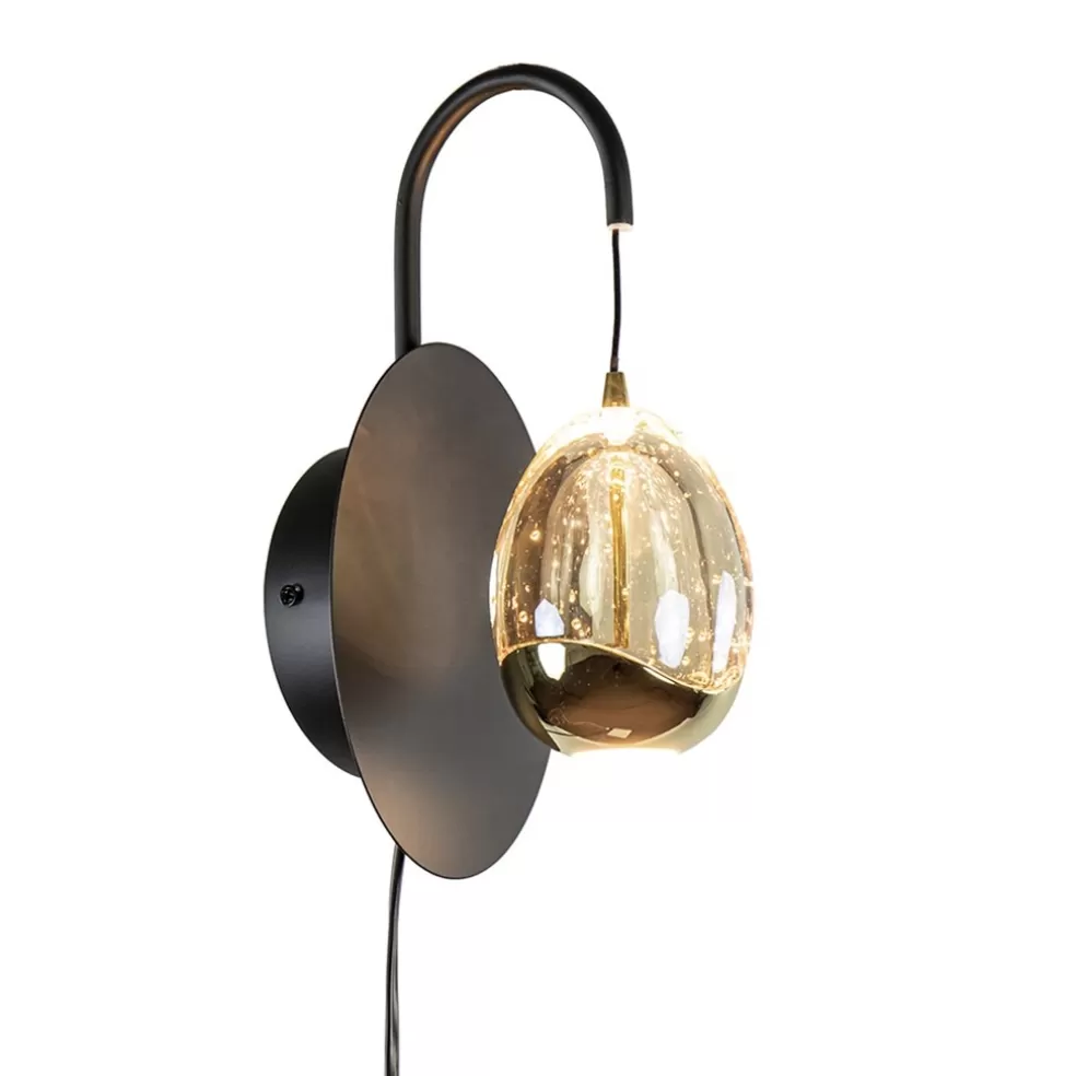 Clearance Straluma Wandlamp Golden Egg zwart/goud