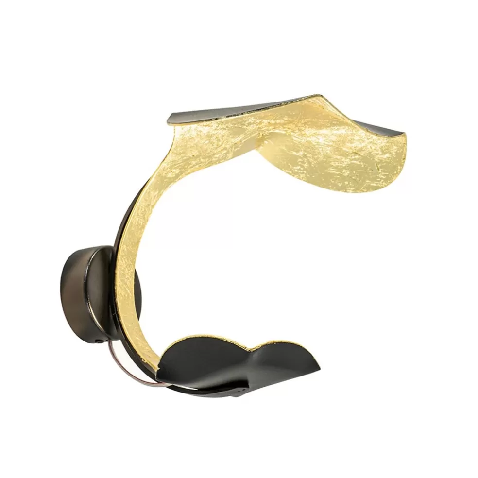 Fashion Straluma Wandlamp Le Gigine zwart/goldleaf 2700k