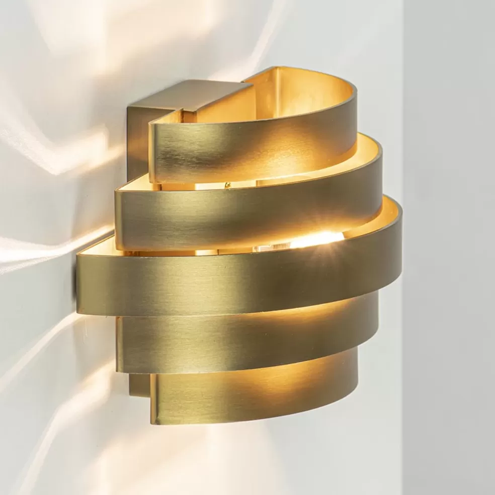 Discount Straluma Wandlamp Scudo brass 20cm