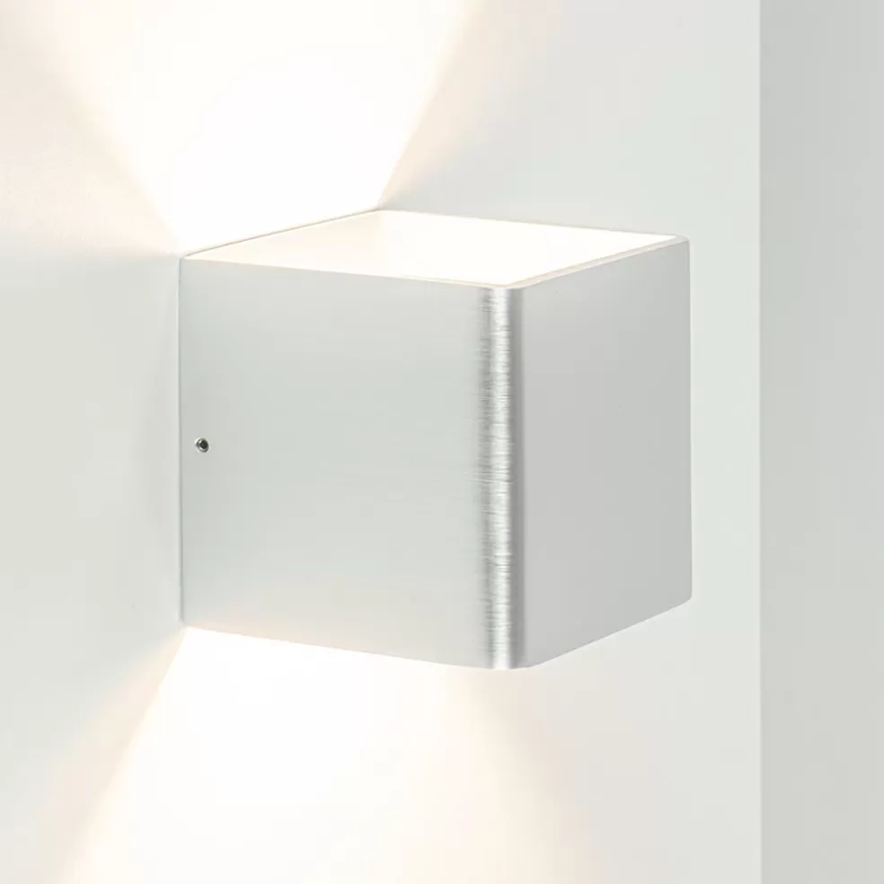 Outlet Straluma Wandlamp Stretto kubus alu