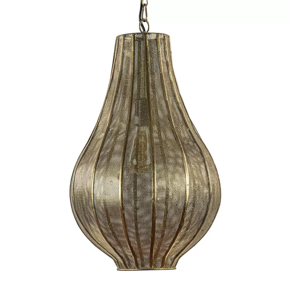 Best Sale Straluma XL Light & Living druppel hanglamp goud oosters Micha