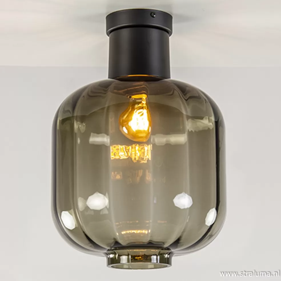 Sale Straluma Zwart glazen plafondlamp luxury