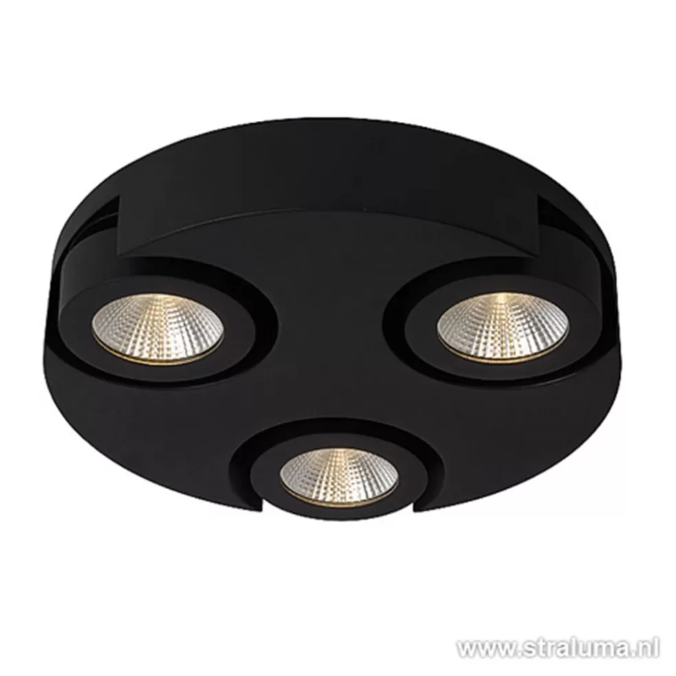 Store Straluma Zwarte design plafondlamp LED