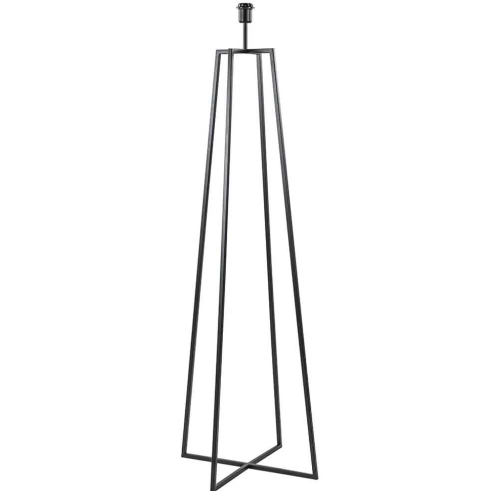 Discount Straluma Zwarte vloerlamp modern frame excl. kap